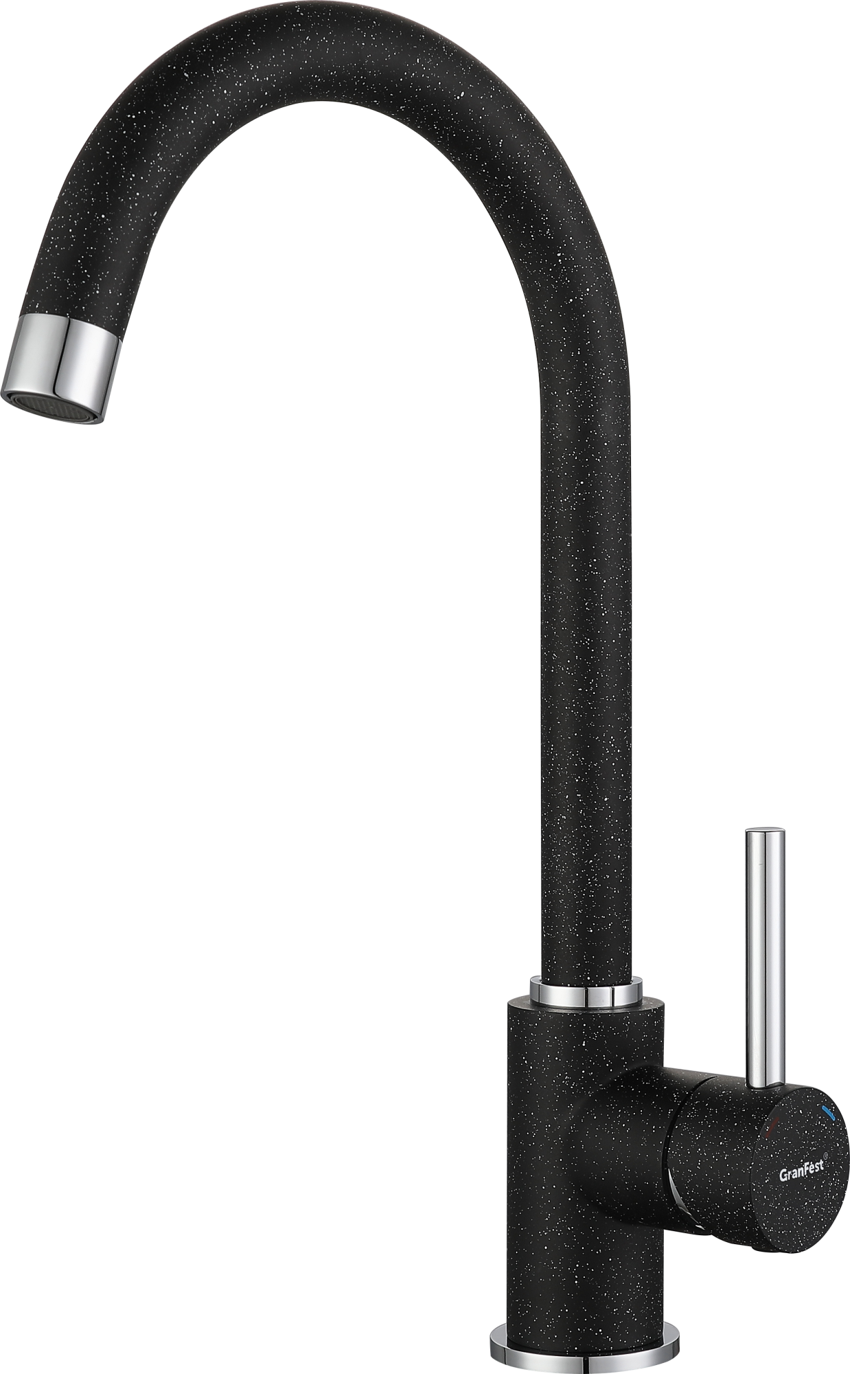 GF Смеситель для кухни, U-обр. D-35мм (черный)