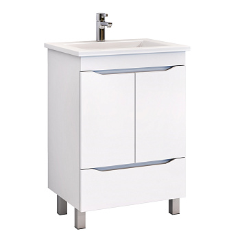 Тумба под раковину VIGO Grani 75-2-1 напольная белый (tn.GRI.OSK.75.2D.1Y)