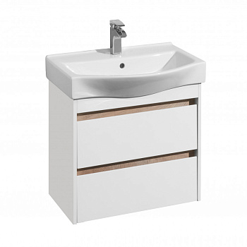 Тумба НОРТОН 65, белая (под раковину БЕВЕРЛИ 65)