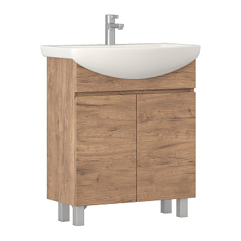 Тумба под раковину VIGO Wing 70 напольная дуб золотой (tn.WIN.BAL.70.2D дуб золотой)