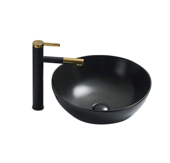 Раковина Velvex 104MB, черная