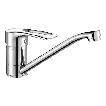 T40 Смеситель для кухни, пов.излив 221мм, р/ОД, хром, ROS, T40-21