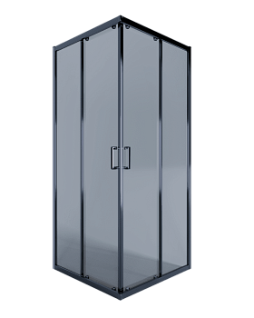 Душевой уголок ALEX BAITLER 1 серия AB14100B4 тонированное стекло