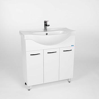 Тумба под раковину VIANT МИЛАН 80 напольная белый (VMIL80ER-T3ST)