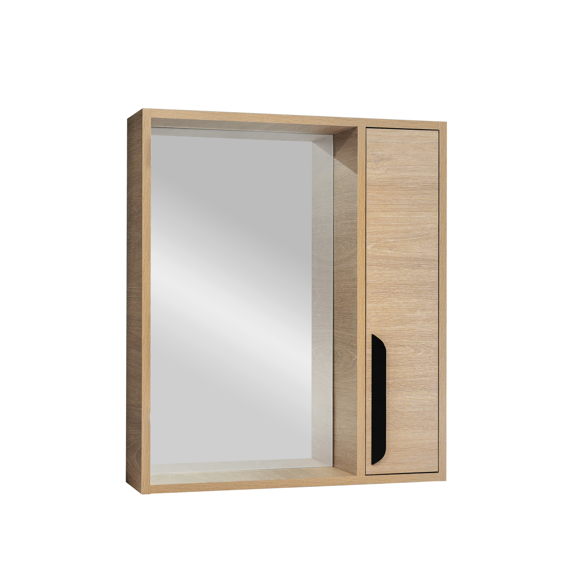 Зеркало со шкафом VIANT КЕЛЬН 60 подвесное светлое дерево (VKEL60SD-ZSH)