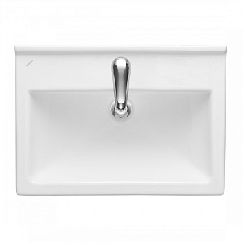 Умывальник "Визит-55" (55х40см) с переливом, белый SANTERI