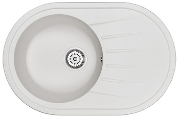 Кухонная мойка GRANULA (7601, БЕЛЫЙ)