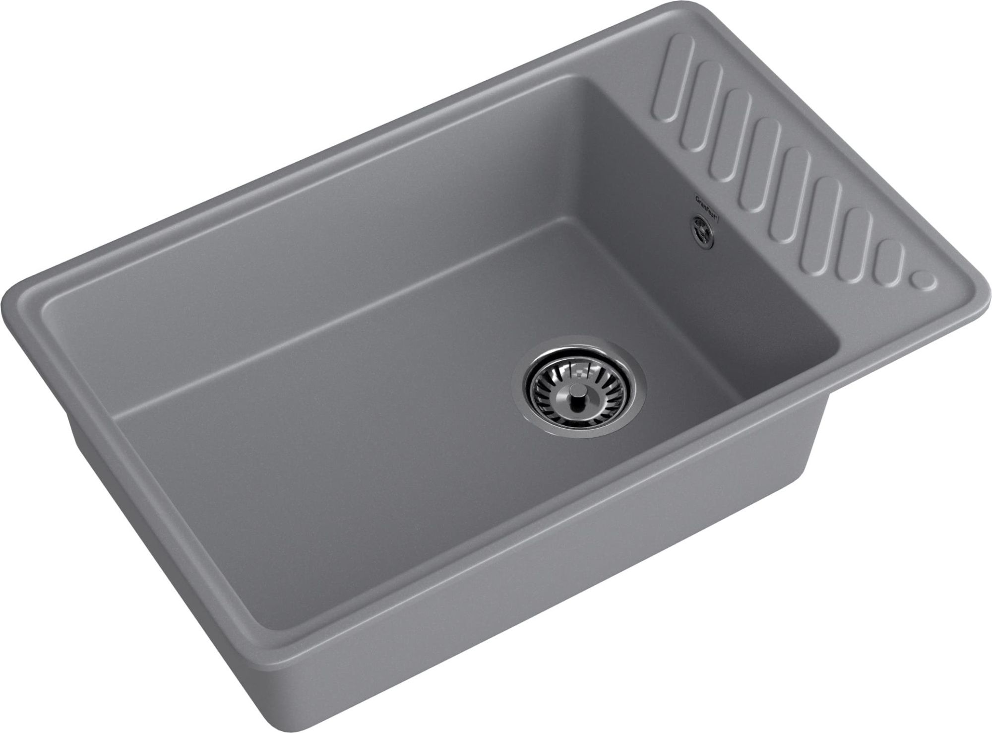 GranFest QUARZ (GF-ZL51) Мойка для кухни 760*480мм (темно-серый)