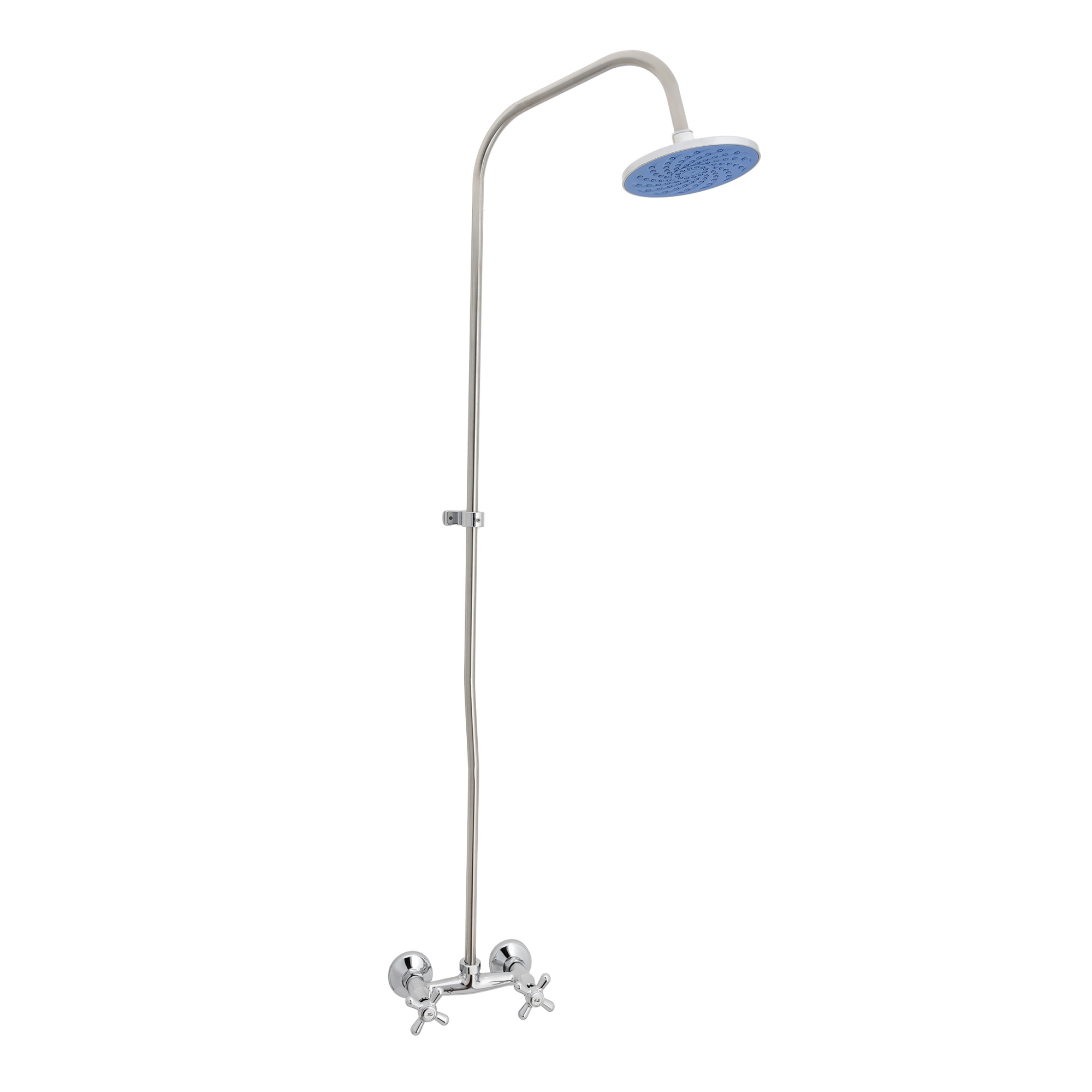 Смеситель для душа СЛАВЕН Прораб СЛ-ДВ-О32 с верхним душем хром