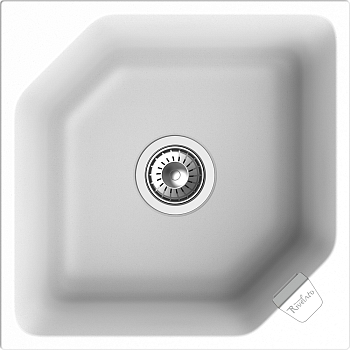 RIVELATO Мойка LOCUS 50  1-чаш 500*500 brina арт.