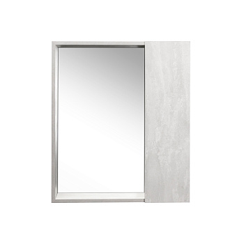 Зеркало со шкафом VIANT БЕРЛИН 60 подвесное цемент (VBER60C-ZSH)