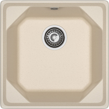 GRANFEST Мойка композит UNIQUE, GF-U-500, 1-чаша 500*500, кашемир