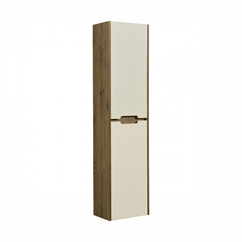 Шкаф-колонна ОЛИВИЯ 40, подвесная, бежевый, дуб велл
