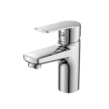 DR22 Смеситель для раковины, монолит.излив 109мм, р/ОД, хром, DR, DR22011