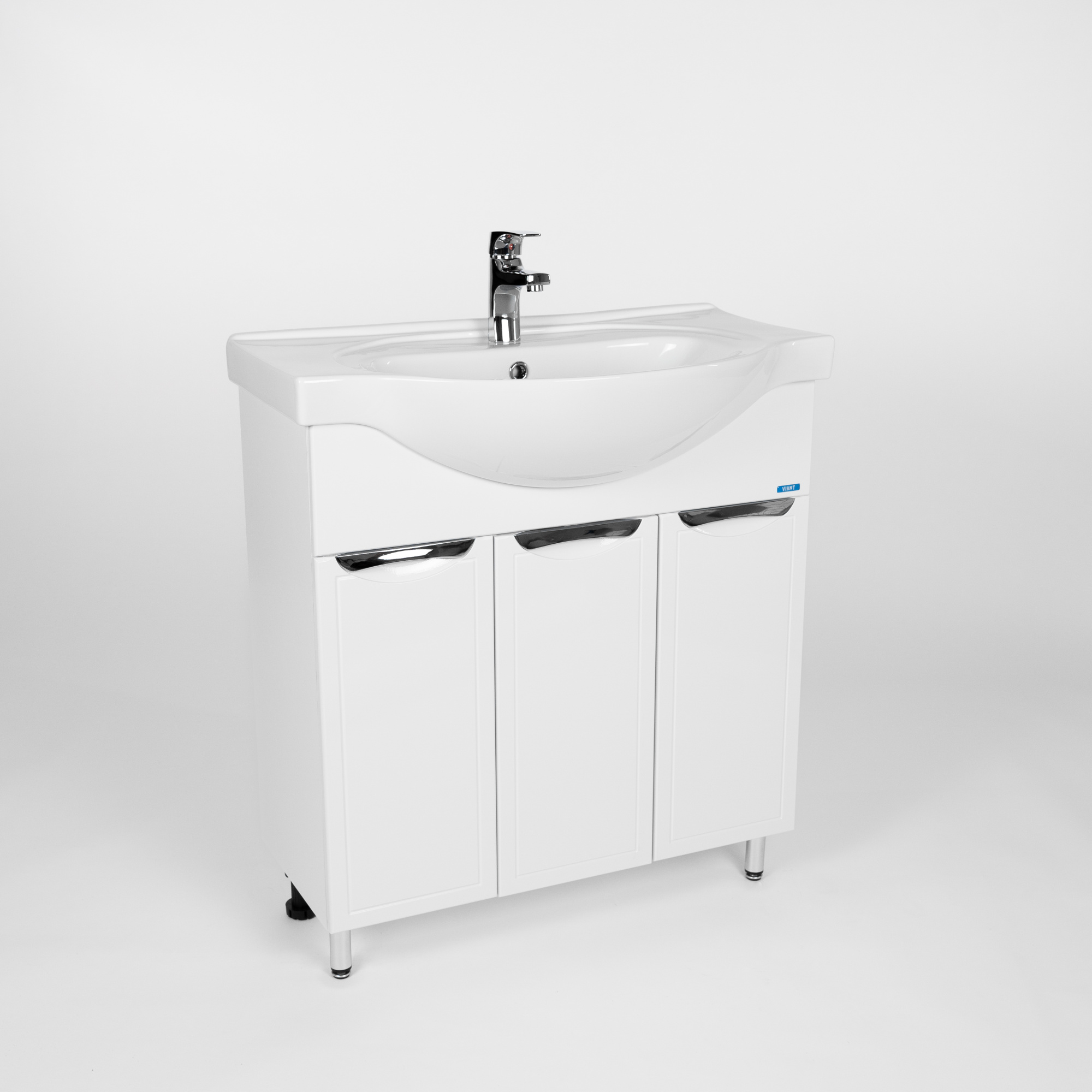 Тумба под раковину VIANT ЛИМА 80 напольная белый (VLIM80ER-T3ST)