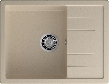 GRANFEST Мойка композит QUADRO GF-Q--650L чаша с крылом  650*500мм, кашемир