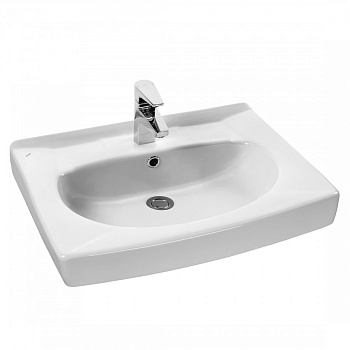 ПИЛОТ Умывальник 50/60 см. над стир.машиной, в компл. крепление, сифон,  САНТЕК