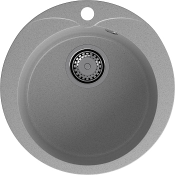 GRANFEST Мойка композит RONDO GF-R--480  D=480 мм  серый  арт.GF-