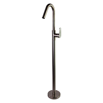 Напольный однорычажый смеситель для раковины тотем ALEXIA 367602SNC никель брашированный