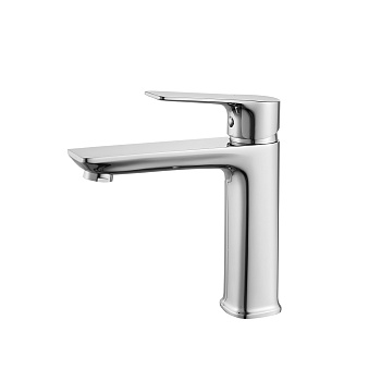 RS27 Смеситель для раковины, монолит.излив 141мм, р/ОД, хром, ROS, RS27-13