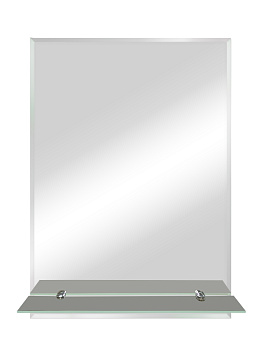 Зеркало Модерн-Люкс 500х690 с полкой