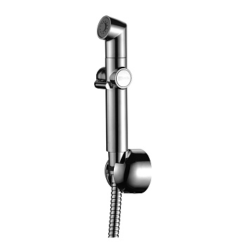 Лейка гигиеническая в комплекте шланг 1.5 м., крепление к стене, хром. LM,  LM8092C