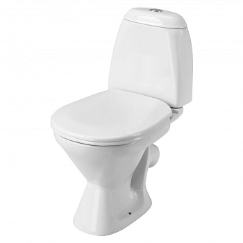 РИМИНИ Унитаз-компакт (эконом), 2-х режимная арм., сиденье полипроп., САНТЕК