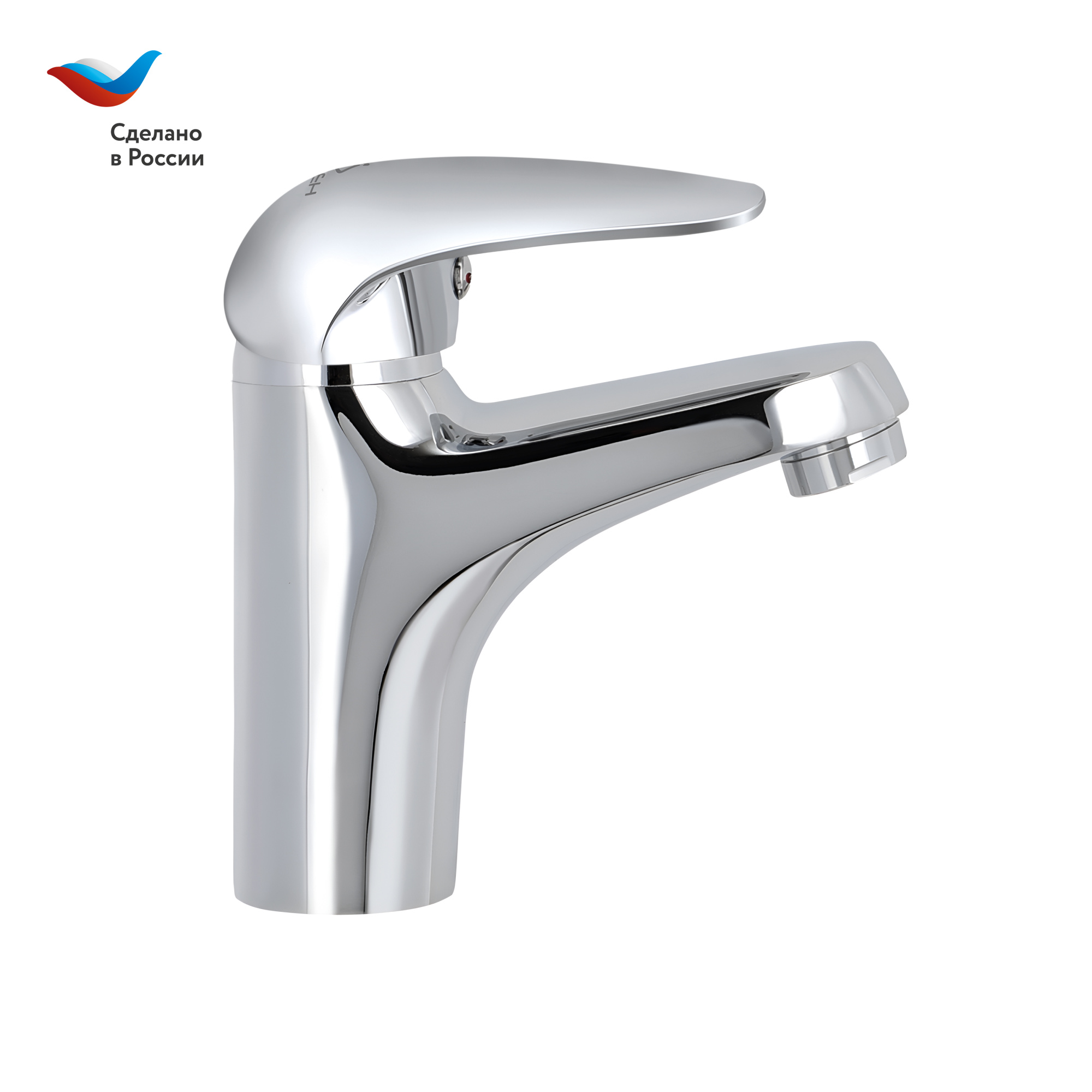 Смеситель для раковины СЛАВЕН Прораб СЛ-ОД-П25 с литым изливом, хром